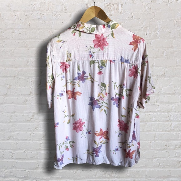 Vintage Alfred Dunner floral button up - Picture 2 of 4